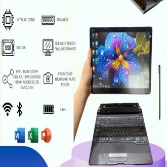 [Hàng trưng bày] Máy tính bảng Laptop 2in1 Fujitsu Arows Tab Q738 Q739 Ram 8G mạnh hơn Q616 Q665 Q507 nhiều lần